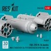 RESKIT RS48-0565 FAB-250 М-54 bombs (4 pcs) (MiG-21/23/27/29, Su-7/17/20/22/24/25/27/30/ YAK-130) (3D Printed) (1/48)